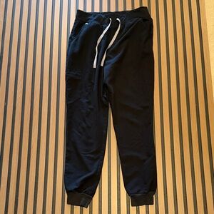 Figs Black Jogger scrub pants
